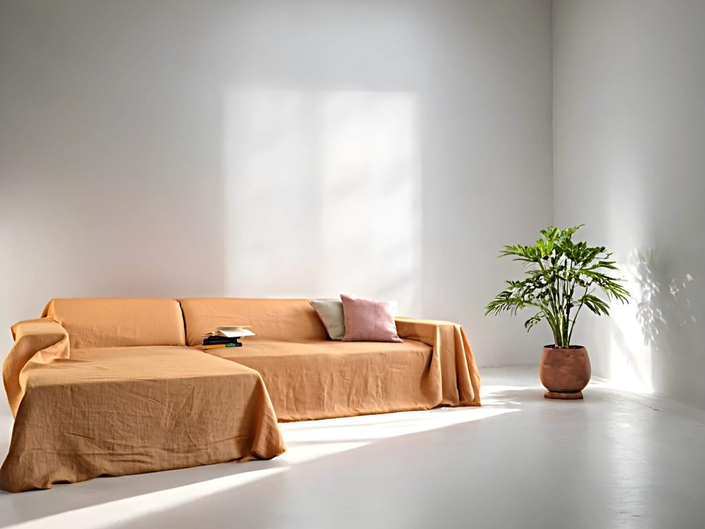 L shape couch cover