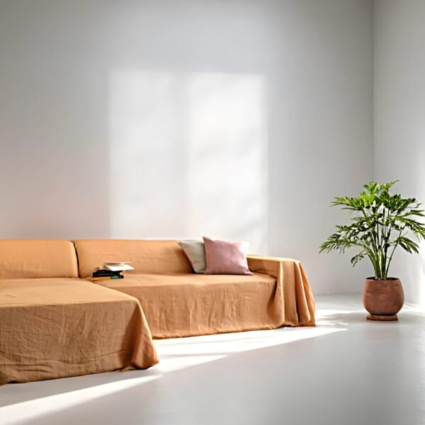 L shape couch cover