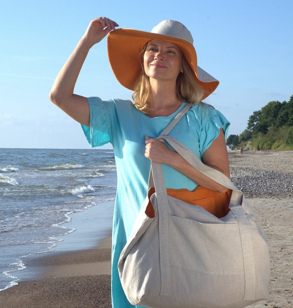 Natural linen bag Natural linen bag