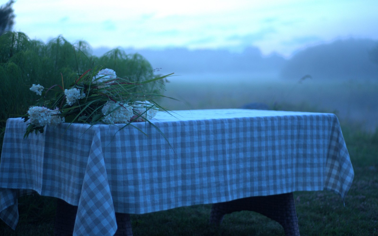 Checkered Linen Tablecloth – Farmhouse Table Linen – Natural Beige Table Cover – Rustic Dining Table Decor – Custom Gingham Linen Tablecloth - Image 3