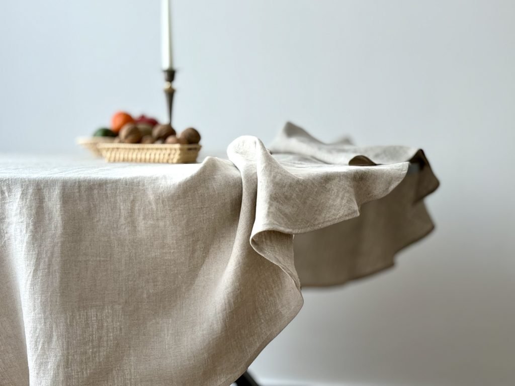 Linen tablecloth