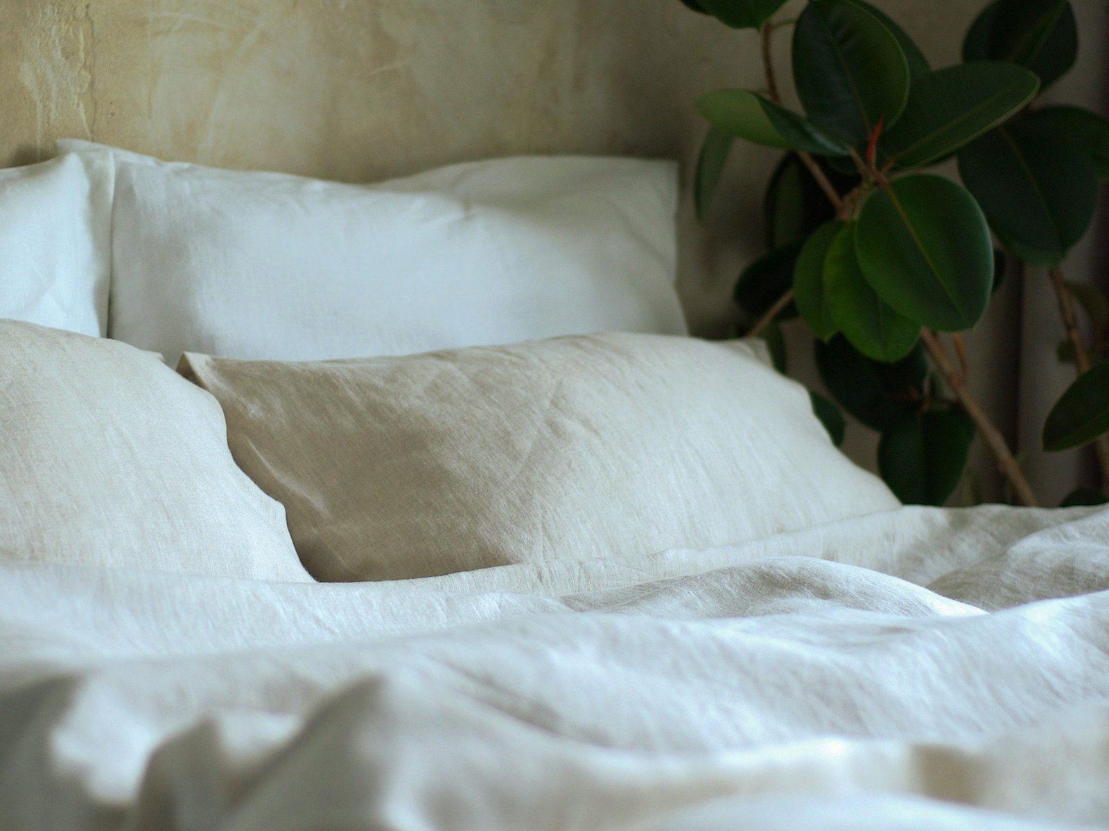 Stonewashed Linen Bedding Set – Natural Flax Duvet Cover, Minimalist Earth Tone Bedding, Queen King Sizes Lightweight Linen Sheets - Image 4
