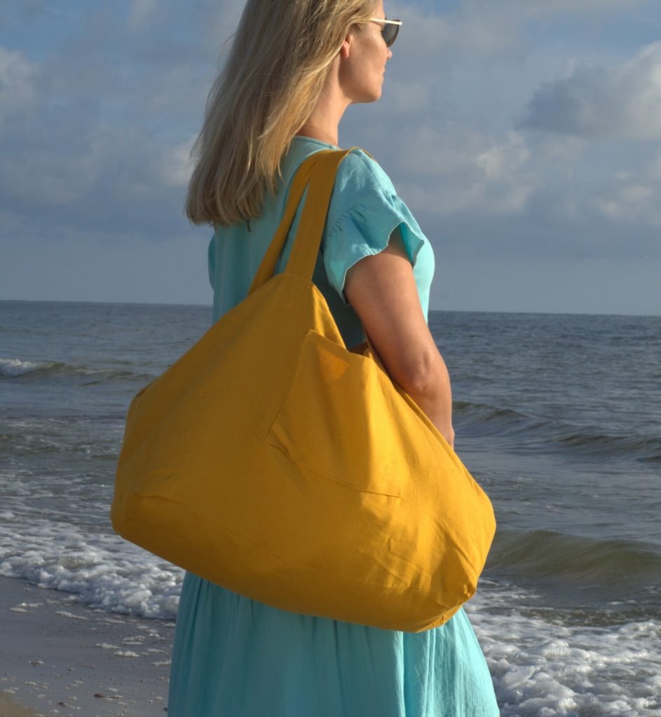 Linen Beach bag