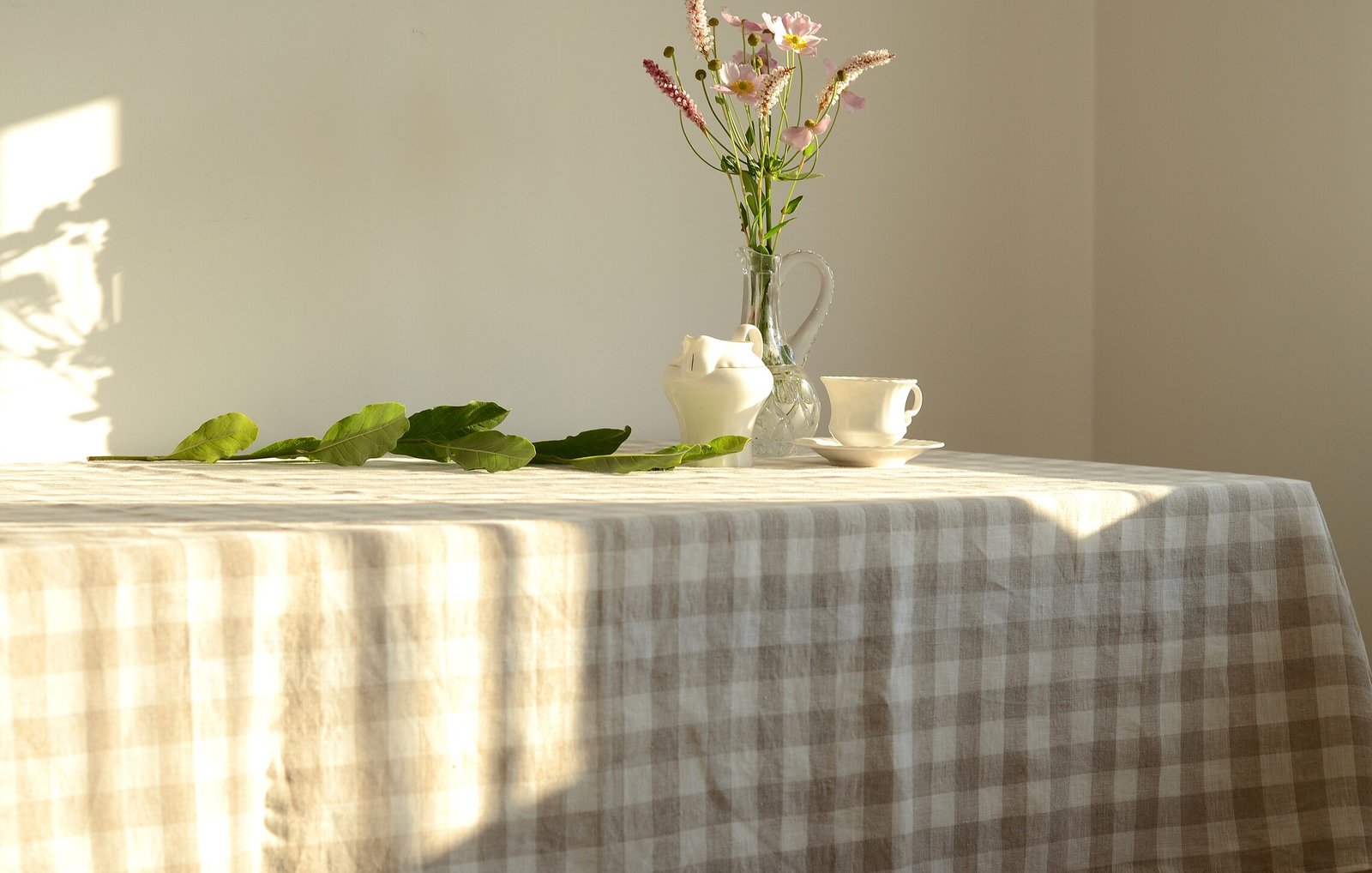 Linen tablecloth