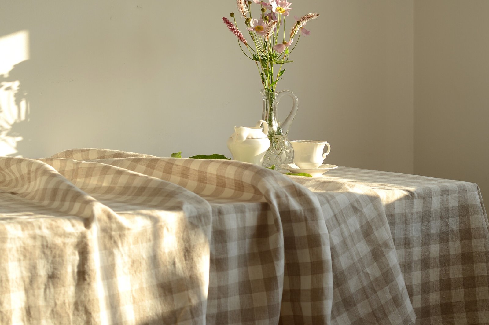 Linen tablecloth