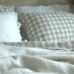 Linen bedding set