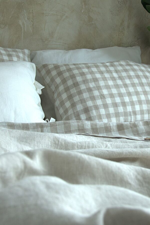 Linen bedding set