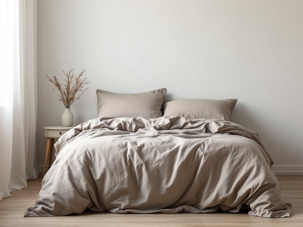 Natural linen bedding set Natural linen bedding set
