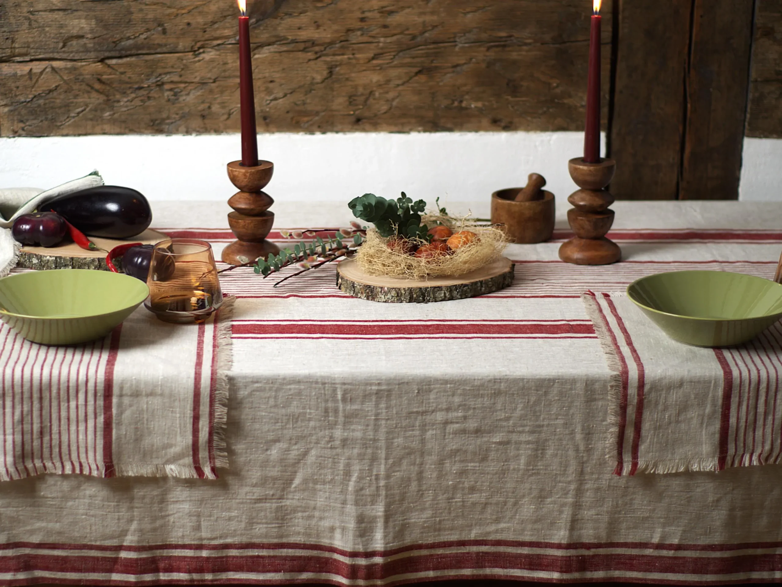 Linen tablecloth