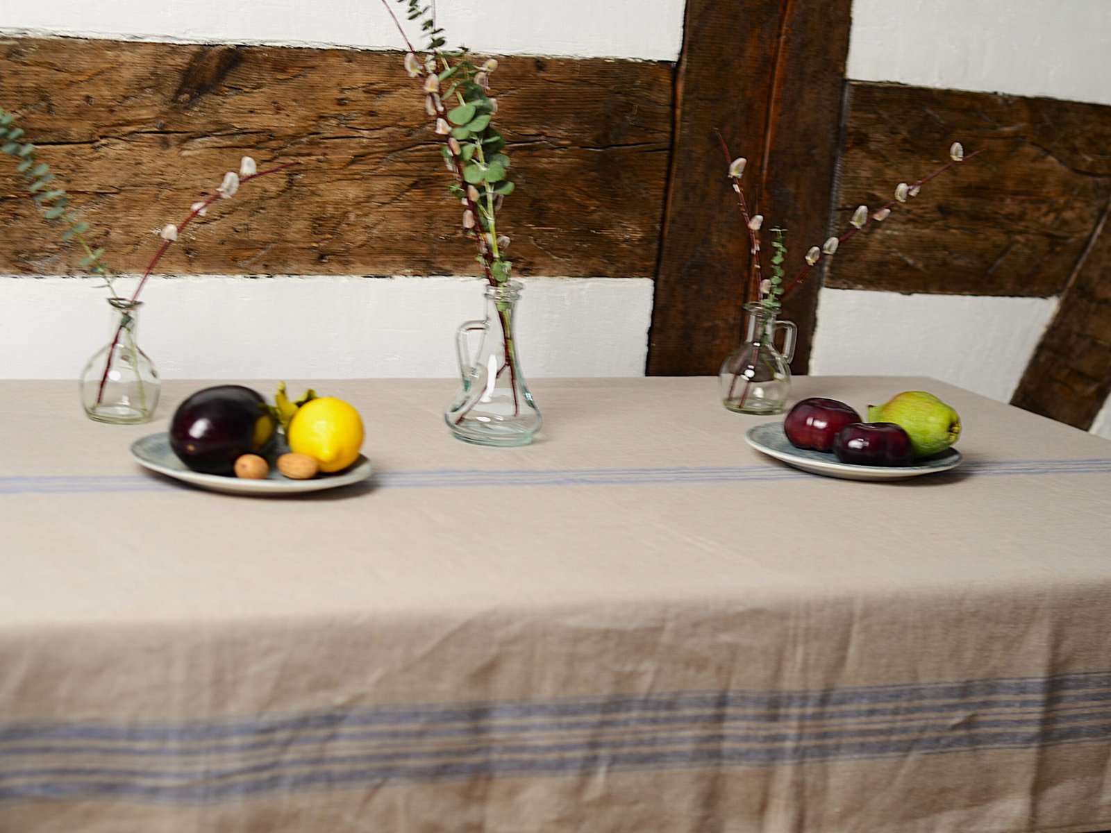Heavy linen tablecloth