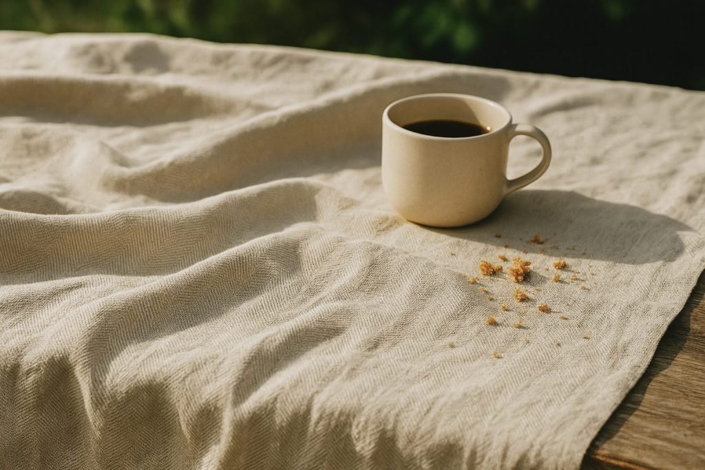 farmhouse linen tablecloth