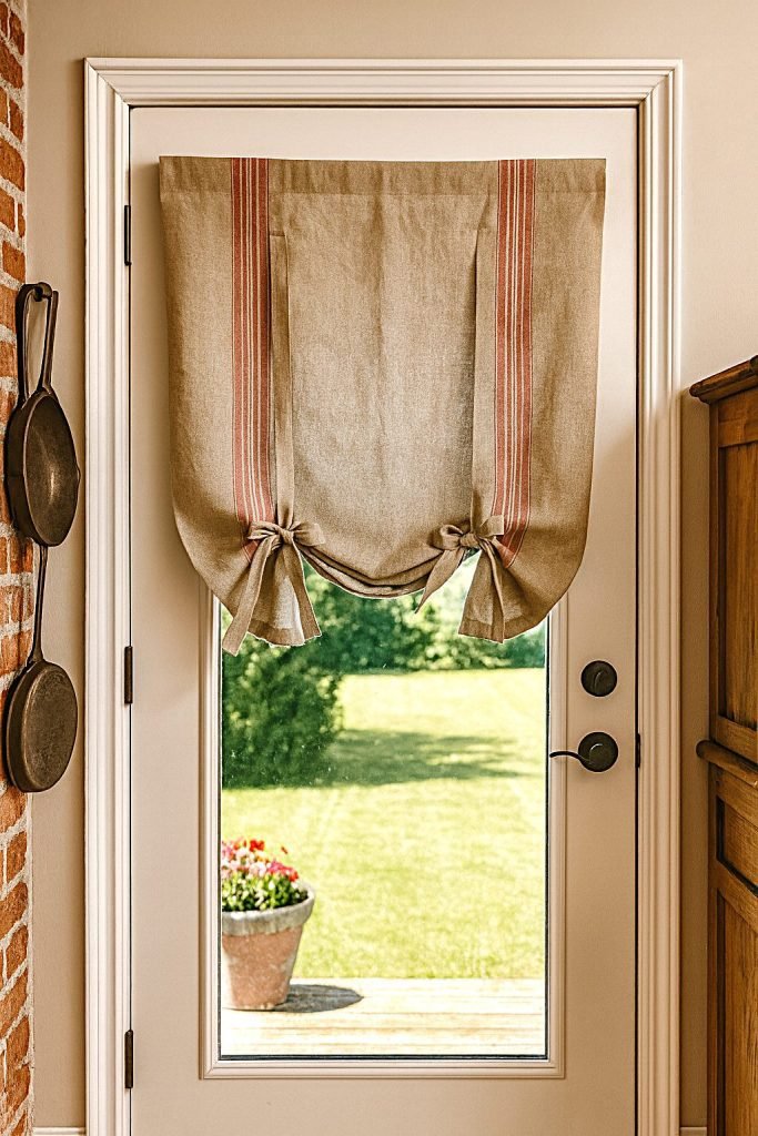 linen door valance linen door valance