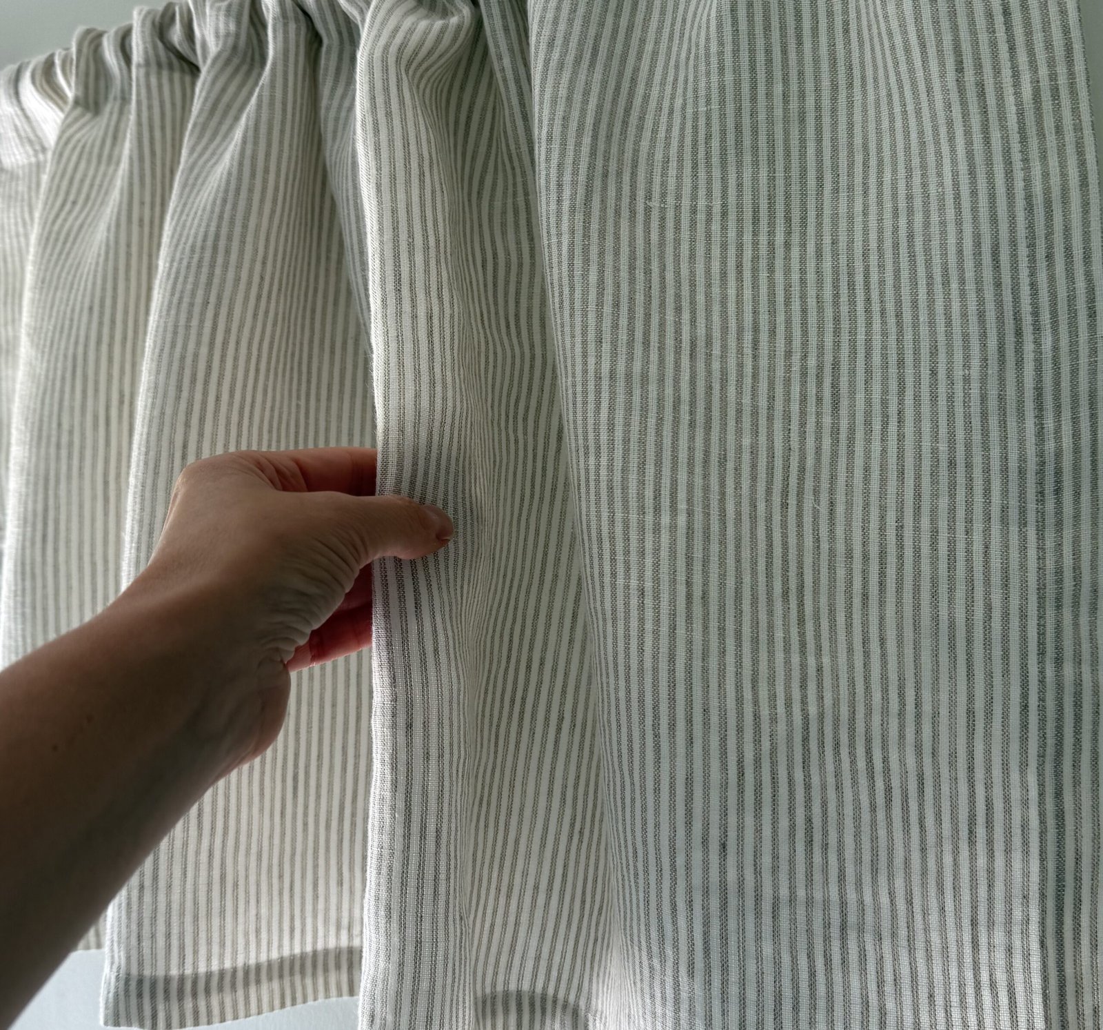 linen curtain panel